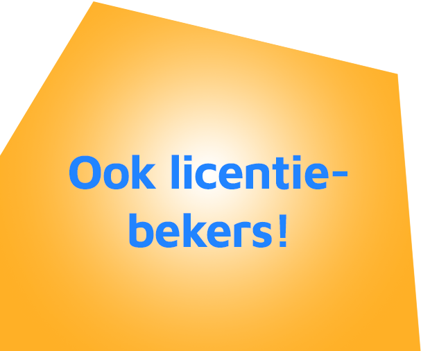 Ook licentie bekers!