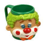 41007 ijsbeker clown groen haar