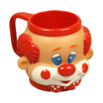 41007 ijsbeker clown rood haar