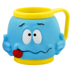 41074 ijsbeker smile emoji blauw